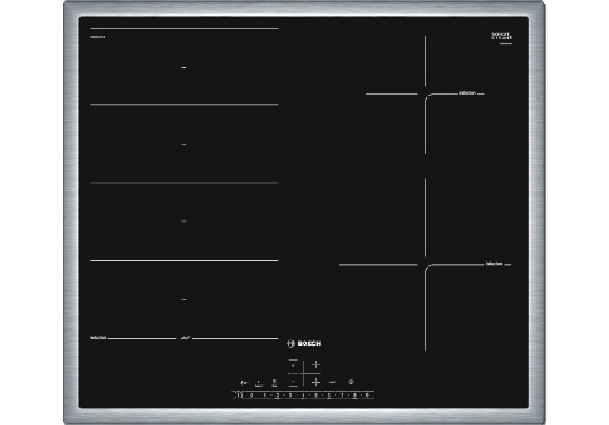 BOSCH（ボッシュ）4口IHクッキングヒーター　魚焼きグリルなし　ガラストップ（ブラック）の画像