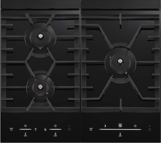 MITSUBISHI 3口IHクッキングヒーター 魚焼きグリルなし ガラストップ（ブラック）の画像