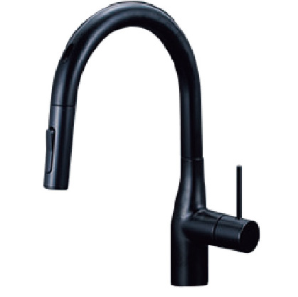 KVK ブラック シングルレバー混合栓の画像