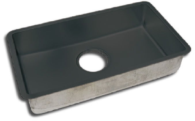 ステンレスシンク〈ブラック〉の画像