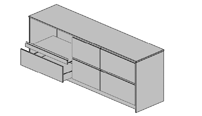 家電収納＋引出し