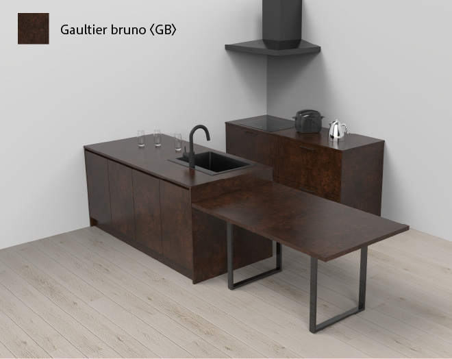 Rustのキッチン画像